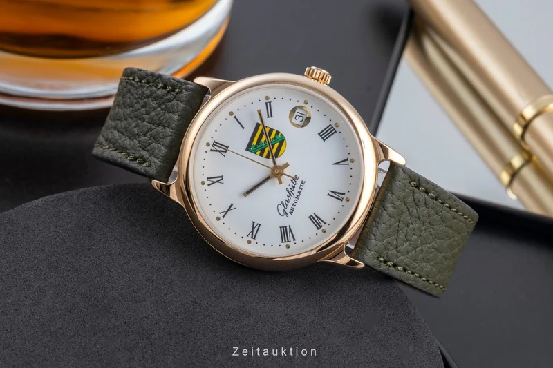 Glashütte gilt-brass automatic men's watch [2600053]