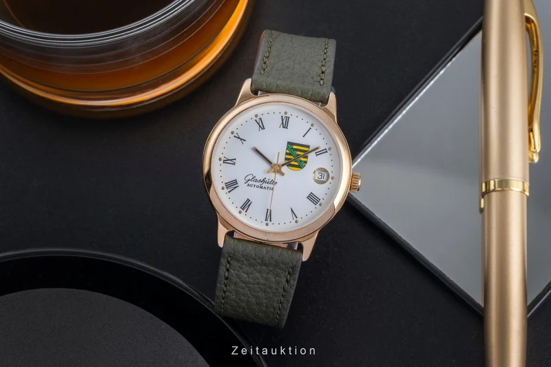 Glashütte gilt-brass automatic men's watch [2600053]