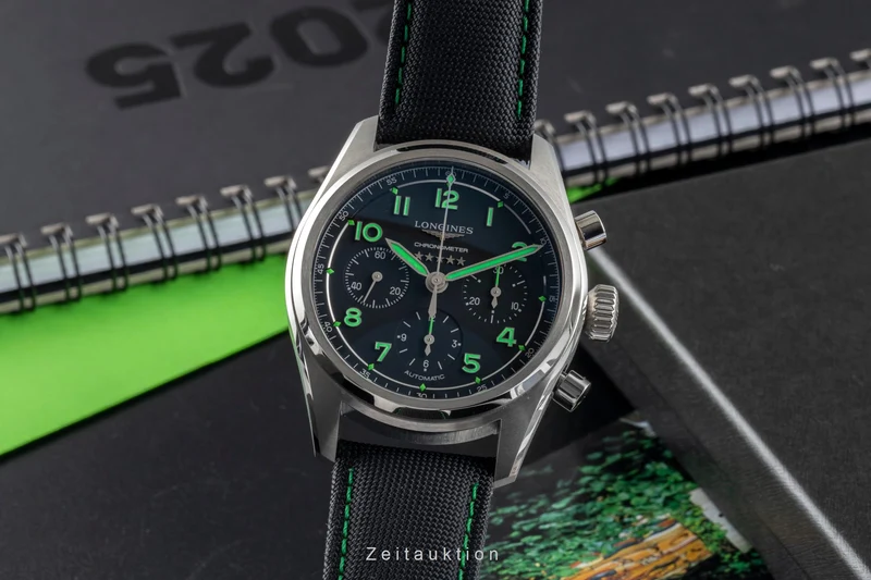 Longines Spirit chronograph titanium automatic men's watch L3.829.1.53.2 [2600005]