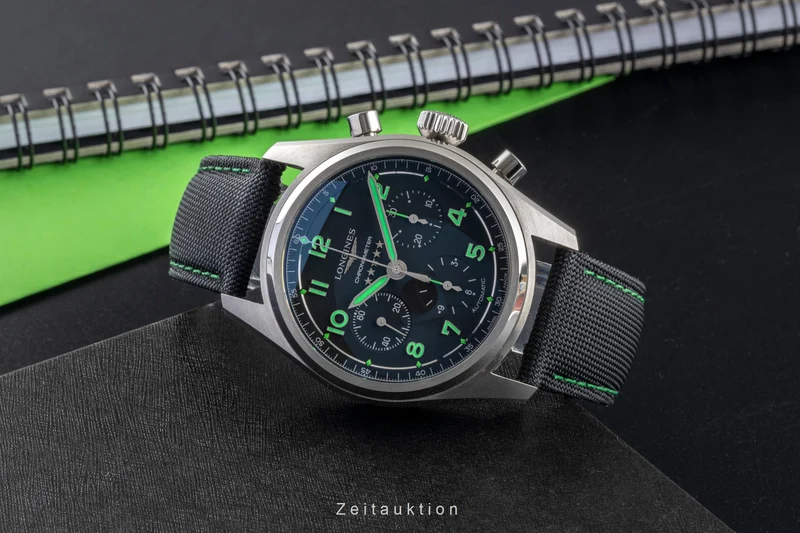 Longines Spirit chronograph titanium automatic men's watch L3.829.1.53.2 [2600005]