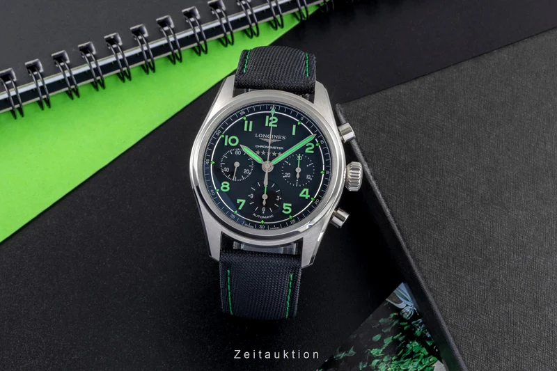 Longines Spirit chronograph titanium automatic men's watch L3.829.1.53.2 [2600005]