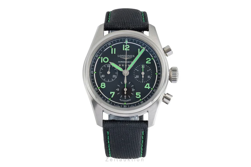 Longines Spirit chronograph titanium automatic men's watch L3.829.1.53.2 [2600005]