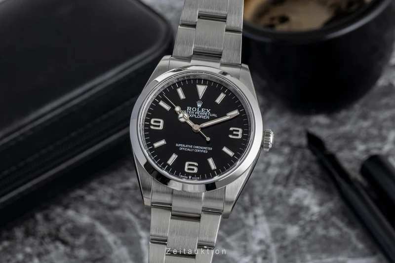 Rolex Explorer steel automatic men's watch 124270 [2507254]