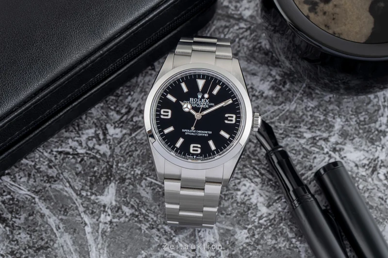 Rolex Explorer steel automatic men's watch 124270 [2507254]