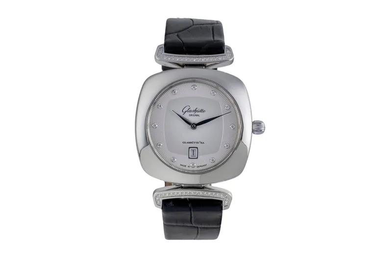 Glashütte Pavonina steel quartz women's watch 03-01-10-12-02 LP: 7300EUR [2600066]