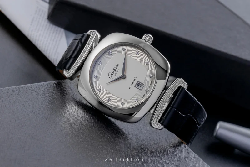 Glashütte Pavonina steel quartz women's watch 03-01-10-12-02 LP: 7300EUR [2600066]