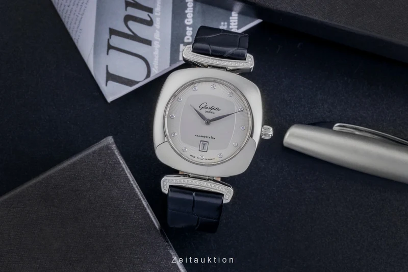 Glashütte Pavonina steel quartz women's watch 03-01-10-12-02 LP: 7300EUR [2600066]