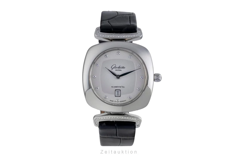 Glashütte Pavonina steel quartz women's watch 03-01-10-12-02 LP: 7300EUR [2600066]