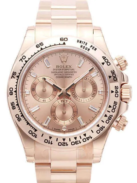 Rolex Cosmograph Daytona 116505 Everose-Gold Pink Diamant