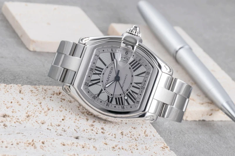 Cartier Roadster steel automatic men's watch W62032X6 [2507462]
