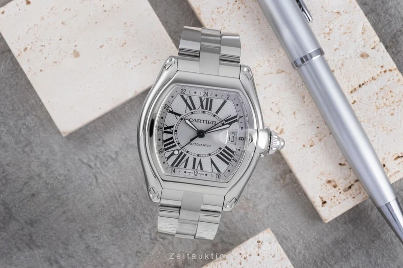 Cartier Roadster steel automatic men's watch W62032X6 [2507462]