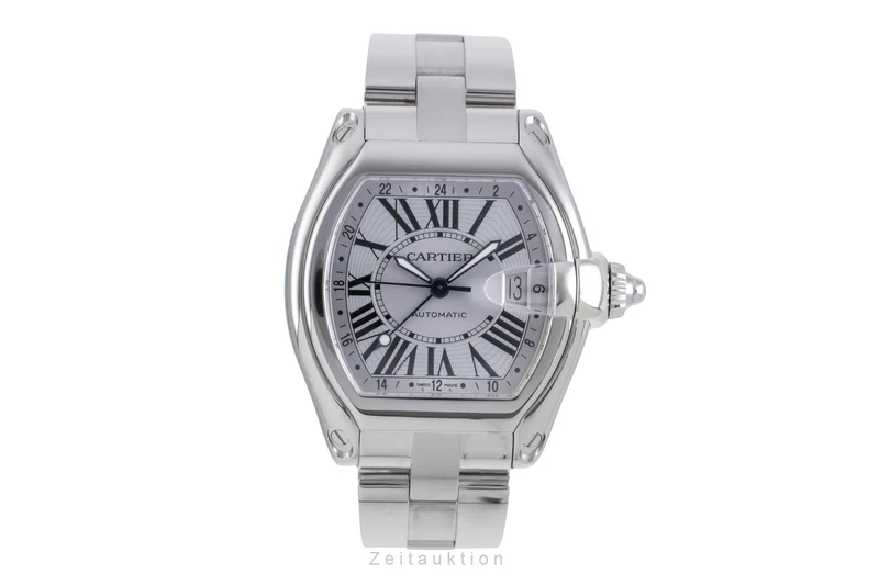 Cartier Roadster steel automatic men's watch W62032X6 [2507462]