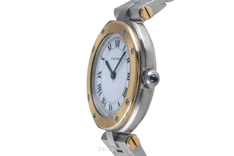 Cartier Santos Ronde steel / gold quartz women's watch 8191 [2505526]