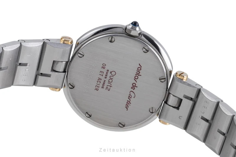 Cartier Santos Ronde steel / gold quartz women's watch 8191 [2505526]