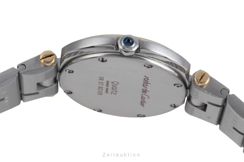Cartier Santos Ronde steel / gold quartz women's watch 8191 [2505526]