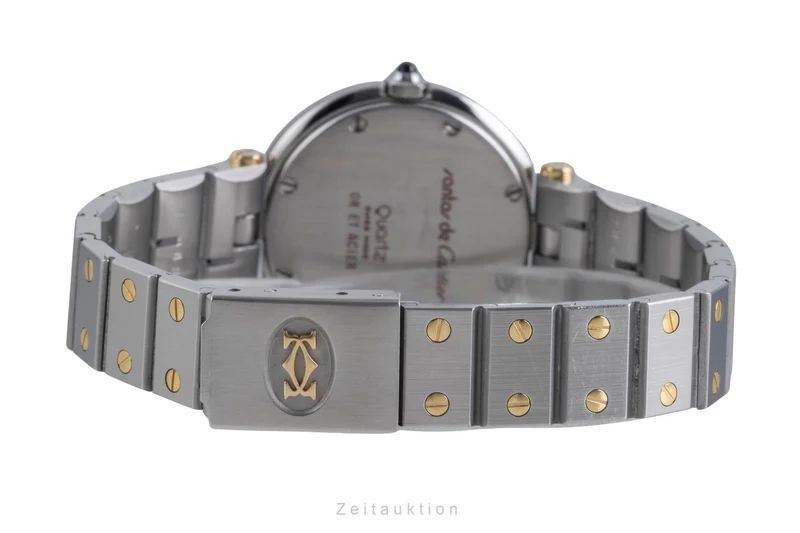 Cartier Santos Ronde steel / gold quartz women's watch 8191 [2505526]