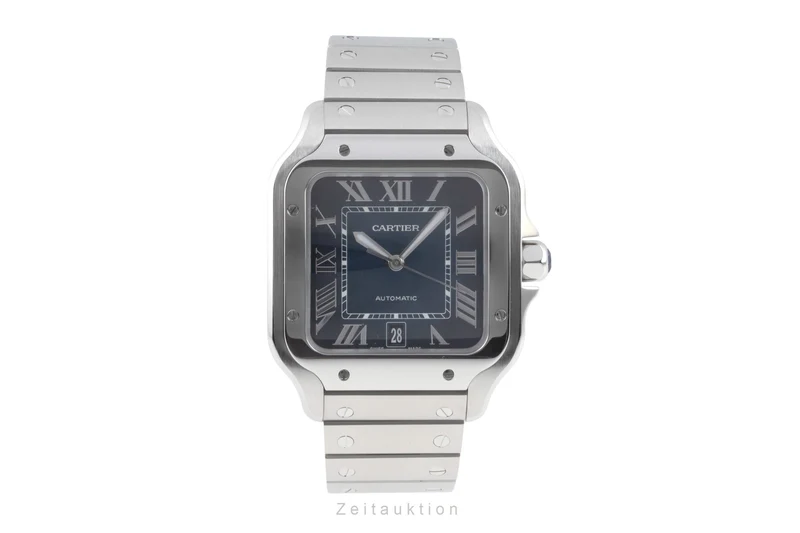 Cartier Santos steel automatic men's watch WSSA0013 LP: 8850EUR [2600025]