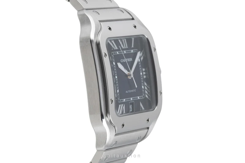 Cartier Santos steel automatic men's watch WSSA0013 LP: 8850EUR [2600025]