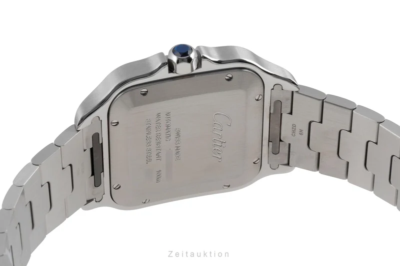Cartier Santos steel automatic men's watch WSSA0013 LP: 8850EUR [2600025]