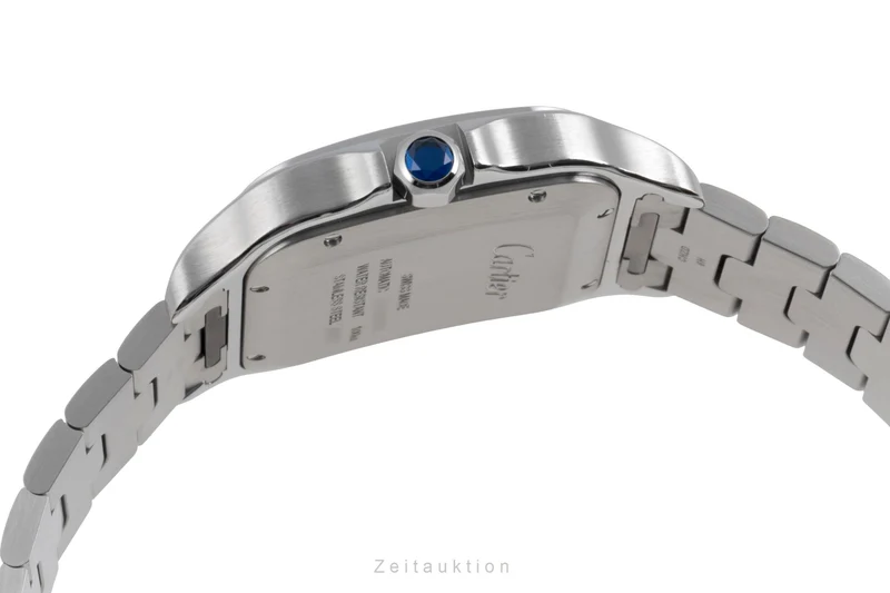Cartier Santos steel automatic men's watch WSSA0013 LP: 8850EUR [2600025]