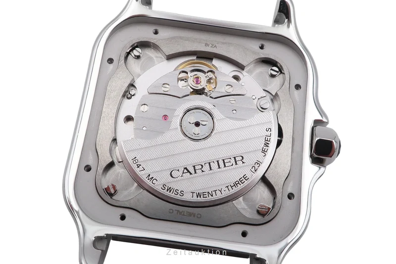 Cartier Santos steel automatic men's watch WSSA0013 LP: 8850EUR [2600025]