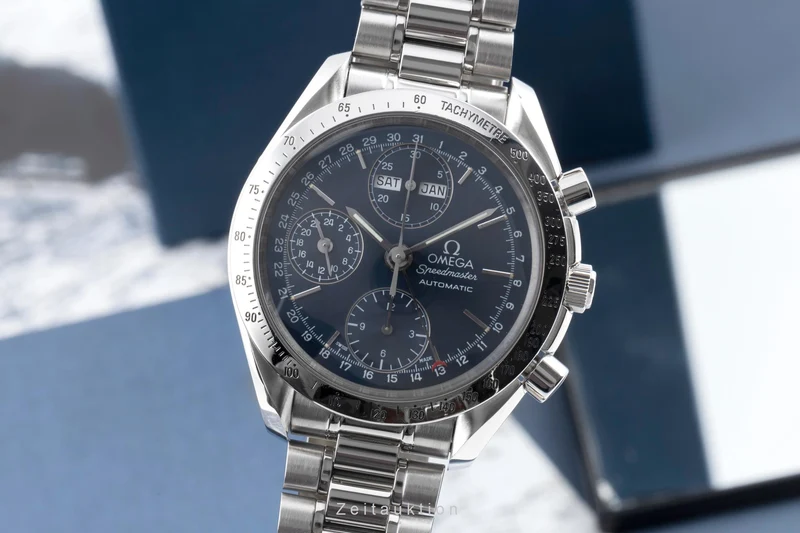 Omega Speedmaster Date chronograph steel automatic men's watch 3521.80.00 [2506610]