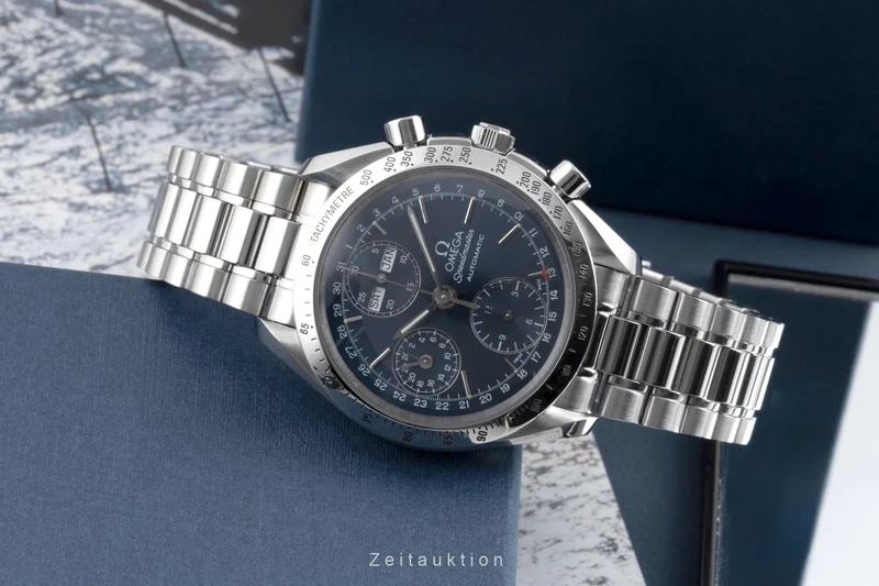 Omega Speedmaster Date chronograph steel automatic men's watch 3521.80.00 [2506610]