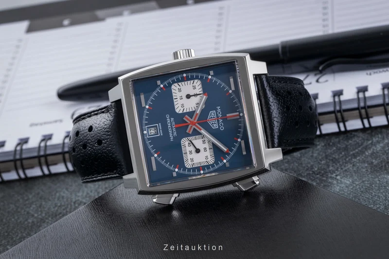 Tag Heuer Monaco chronograph steel automatic men's watch CAW211PF.C6356 LP: 8100EUR [2507494]