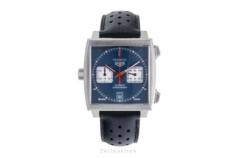Tag Heuer Monaco chronograph steel automatic men's watch CAW211PF.C6356 LP: 8100EUR [2507494]