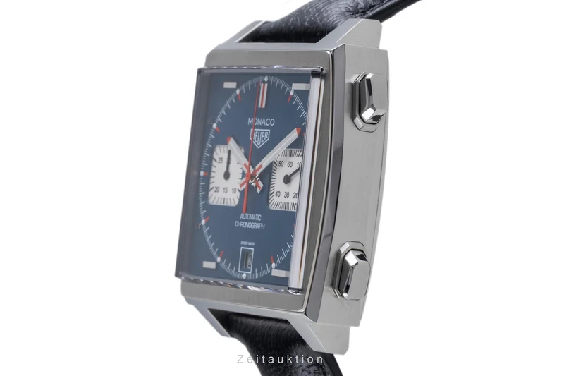Tag Heuer Monaco chronograph steel automatic men's watch CAW211PF.C6356 LP: 8100EUR [2507494]