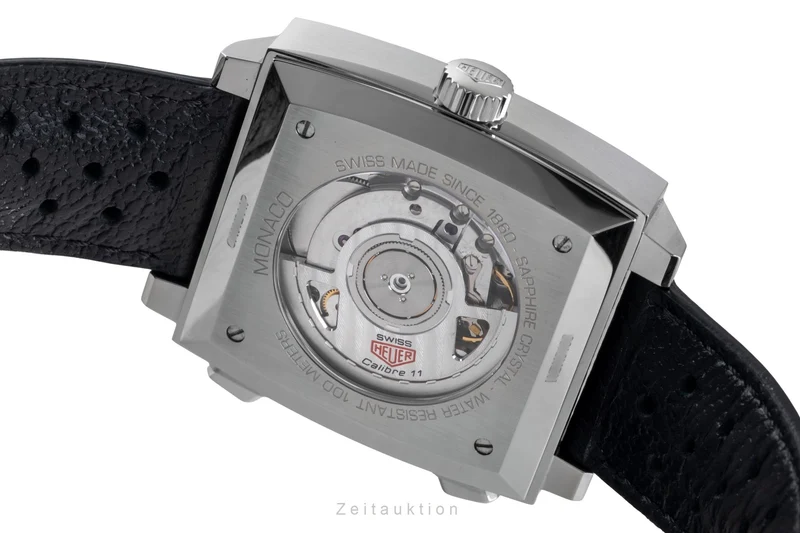 Tag Heuer Monaco chronograph steel automatic men's watch CAW211PF.C6356 LP: 8100EUR [2507494]