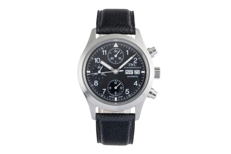 IWC Fliegerchronograph chronograph steel automatic men's watch IW370602 [2506808]