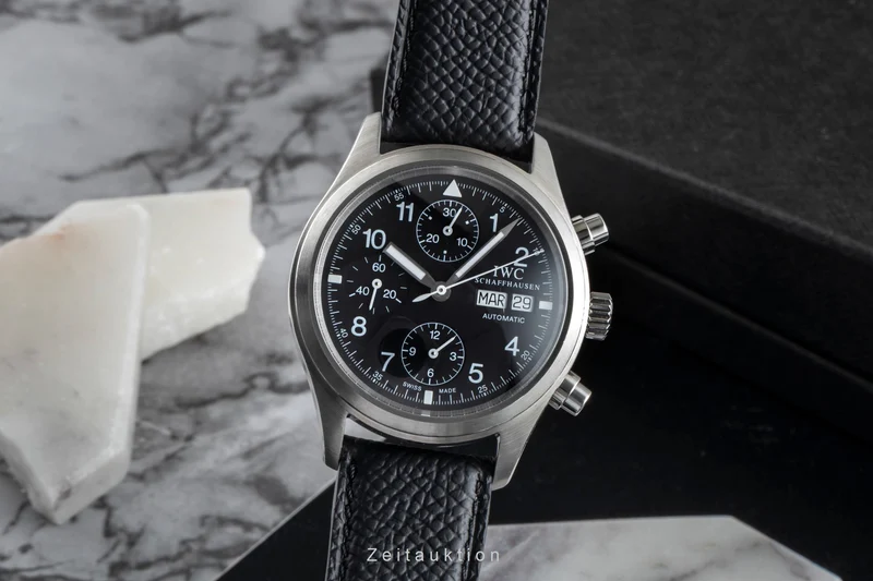 IWC Fliegerchronograph chronograph steel automatic men's watch IW370602 [2506808]