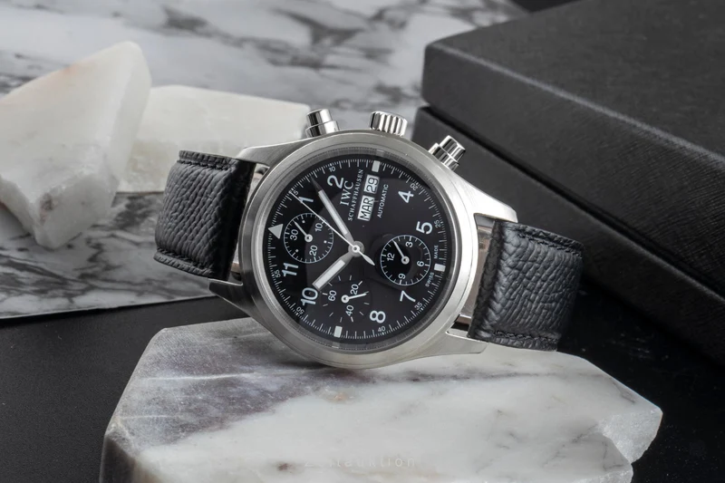 IWC Fliegerchronograph chronograph steel automatic men's watch IW370602 [2506808]