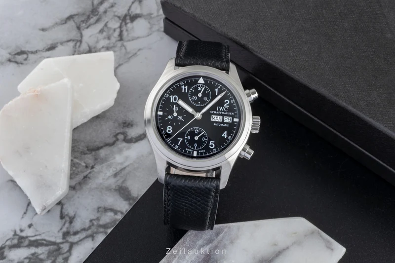 IWC Fliegerchronograph chronograph steel automatic men's watch IW370602 [2506808]