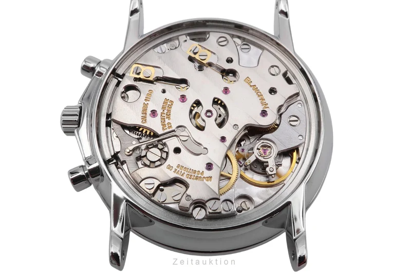 Blancpain Villeret chronograph steel manual winding men's watch 1180-1127 [2507389]