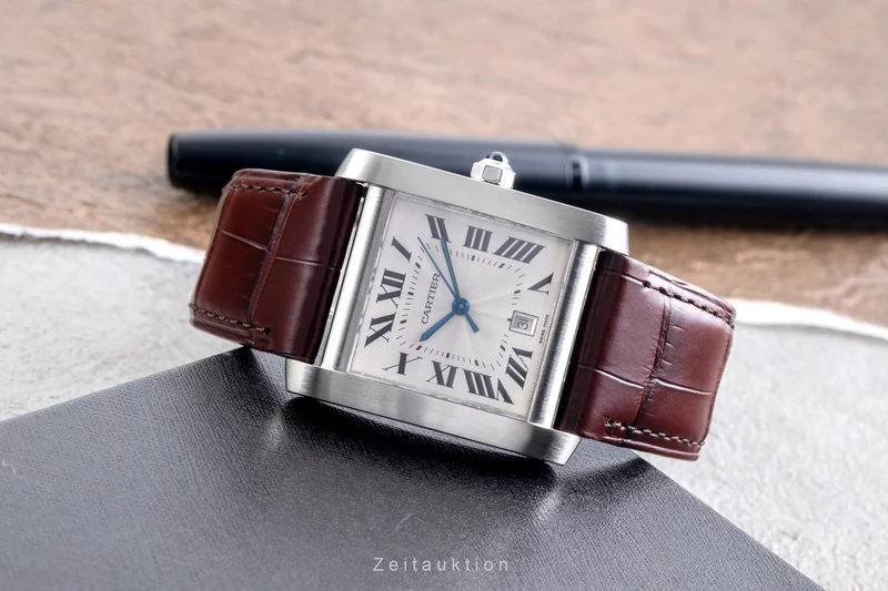 Cartier Tank Francaise steel automatic men's watch W5101755 [2600073]