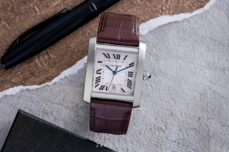 Cartier Tank Francaise steel automatic men's watch W5101755 [2600073]