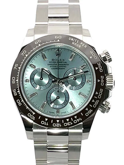Rolex Daytona Platin 116506 Eisblau Diamant
