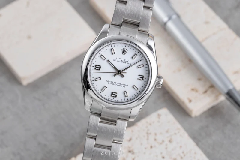 Rolex Oyster Perpetual steel automatic women's watch 177200 [2507438]