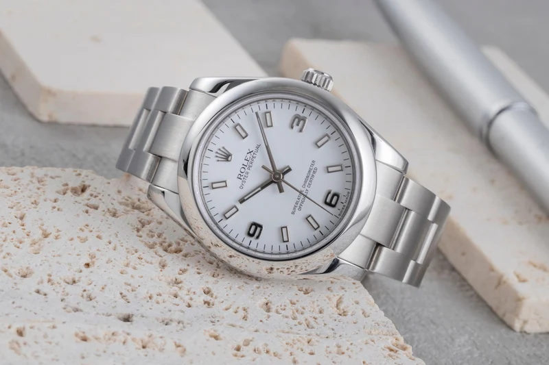 Rolex Oyster Perpetual steel automatic women's watch 177200 [2507438]