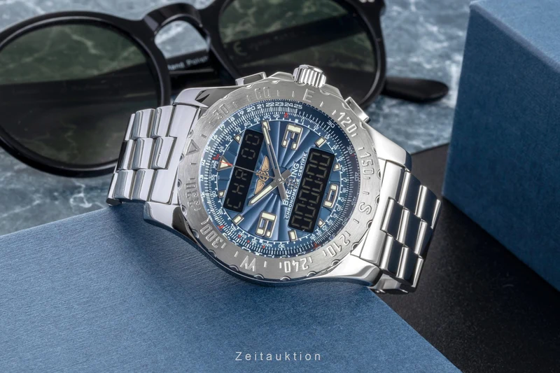 Breitling Airwolf chronograph steel quartz men's watch A78363 [2507319]