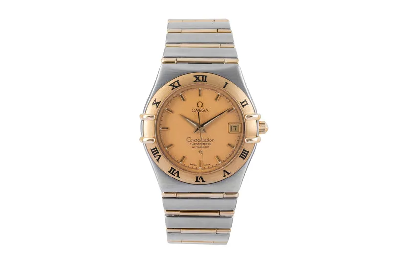 Omega Constellation steel / gold automatic men's watch 1302.10.00 368.1201 [2505239]