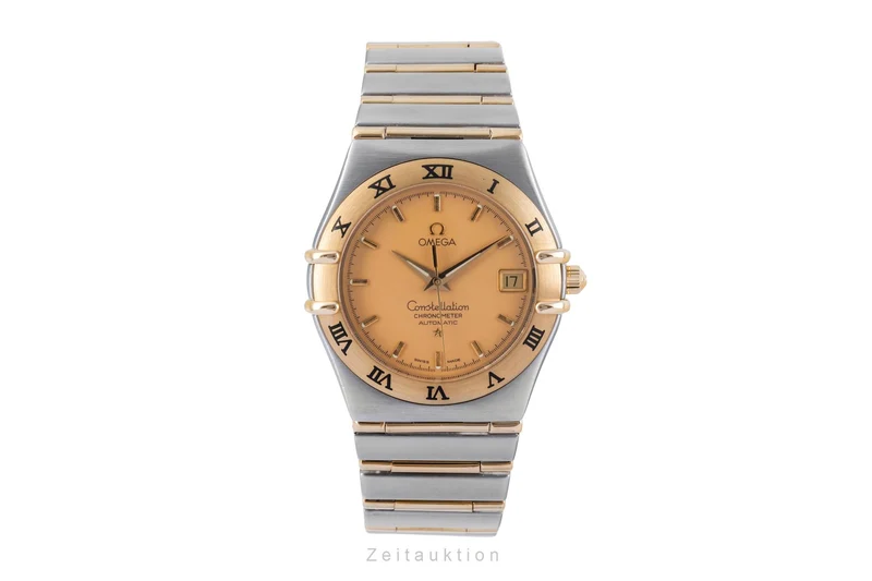 Omega Constellation steel / gold automatic men's watch 1302.10.00 368.1201 [2505239]