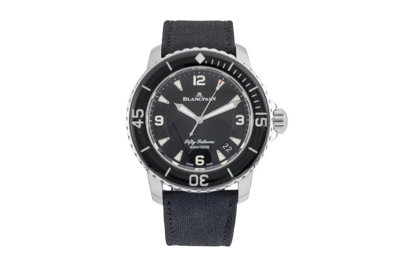 Blancpain Fifty Fathoms steel automatic men's watch 5015-1136-52A [2507127]