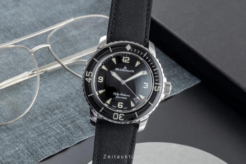Blancpain Fifty Fathoms steel automatic men's watch 5015-1136-52A [2507127]