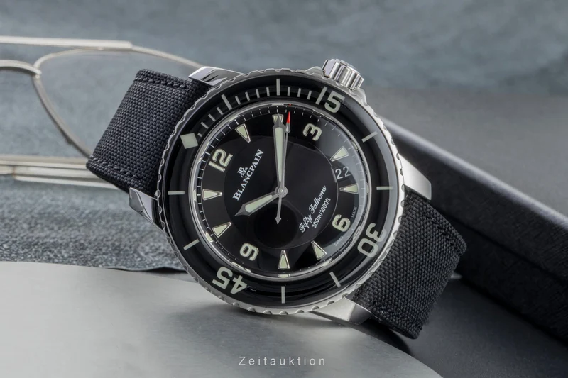 Blancpain Fifty Fathoms steel automatic men's watch 5015-1136-52A [2507127]
