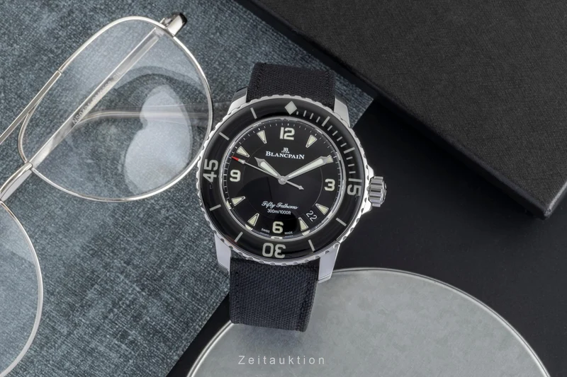 Blancpain Fifty Fathoms steel automatic men's watch 5015-1136-52A [2507127]