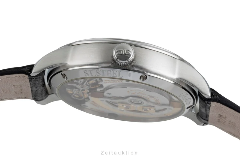 Glashütte PanoMaticDate steel automatic men's watch 90-01-02-02-04 [2507469]