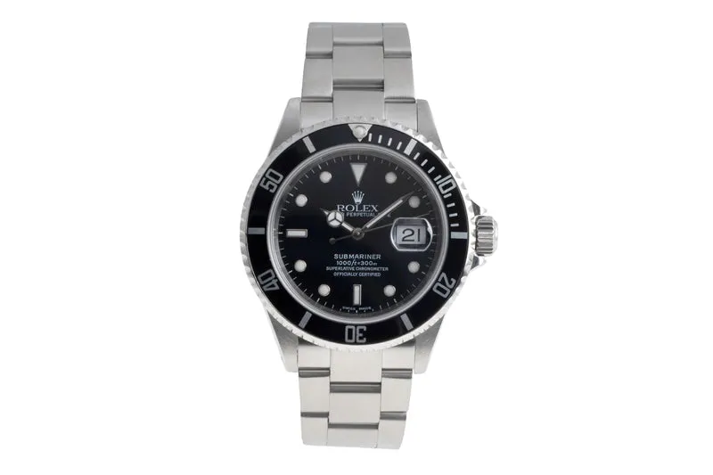 Rolex Submariner steel automatic men's watch 16610 [2506197]